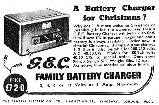 G.E.C.Family Battery Charger                                     