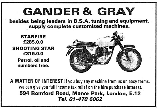 Gander & Gray Performace Motorcycle Conversions & Equipment      