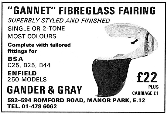 Gander & Gray Gannet Fibreglass Fairing                          