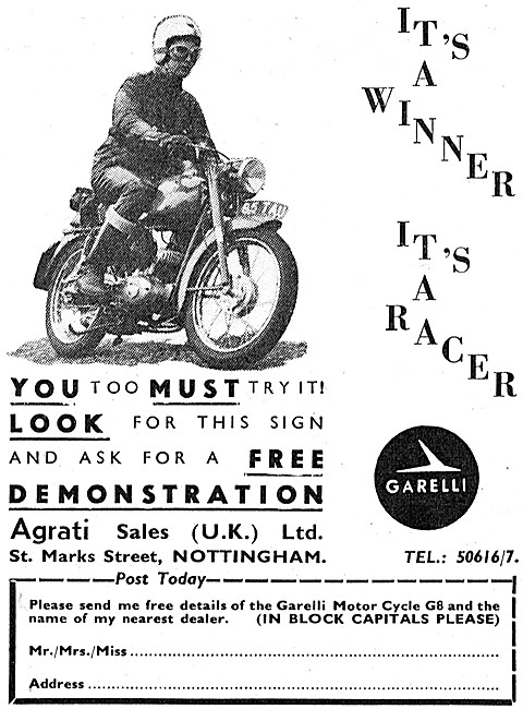 Garelli Motor Cycles                                             