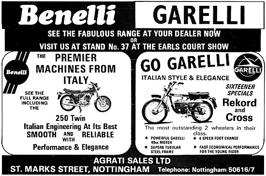 1975 Garelli Rekord - Benelli 250 Twin                           