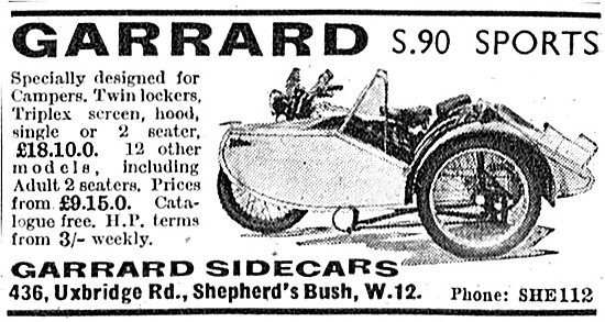 Garrard S.90 Sports Sidecar 1938                                 