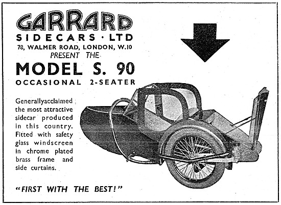 1949 Garrard S.90 2-Seater Sidecar                               