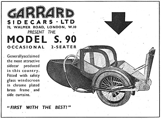 1950 Garrard S.90 Sidecar                                        