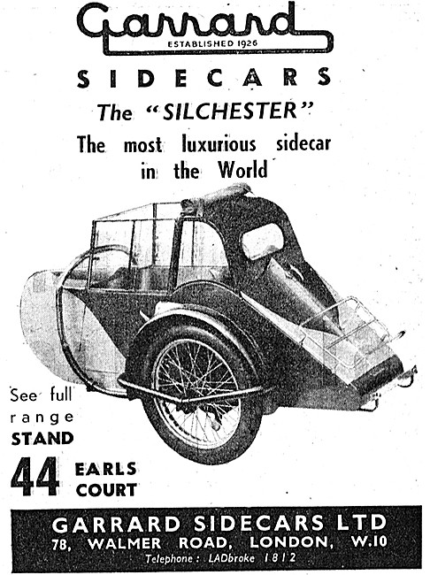1953 Garrard Silchester Sidecar                                  