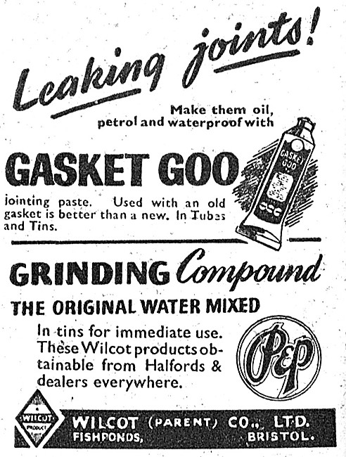 Gasket Goo Jointing Medium - Wilcot Grinding Compound            