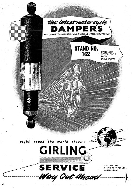 Girling Suspension Damper Units - Girling Shock Absorbers        