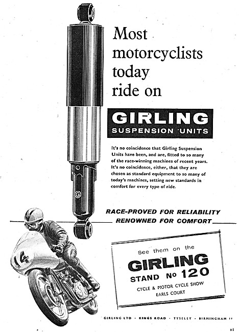 Girling Suspension Units - Girling Shock Absorbers               