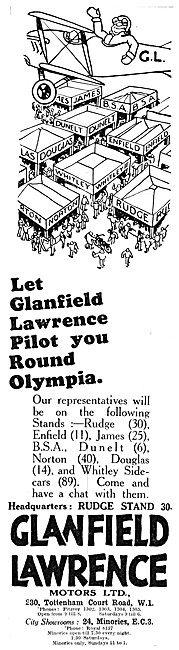 Glanfield Lawrence Motor Cycle Dealership                        