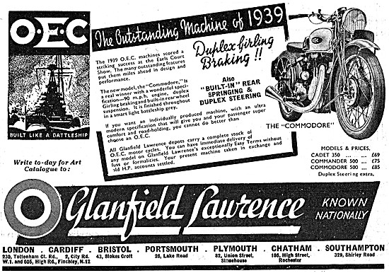 Glanfield Lawrence OEC Commodore                                 