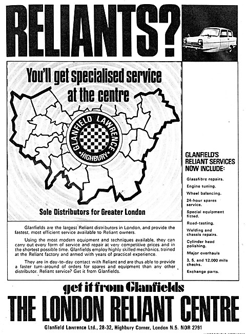 The London Reliant Centre - Glanfield Lawrence                   