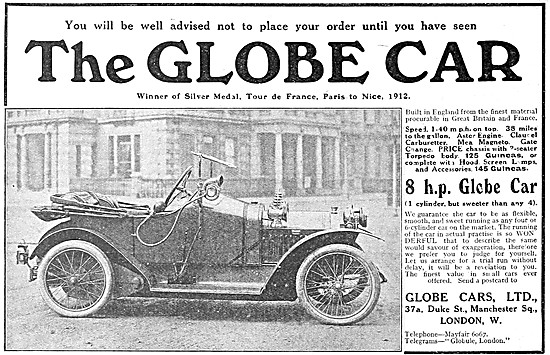 Globe Cars - 1912 8 hp Globe Car                                 