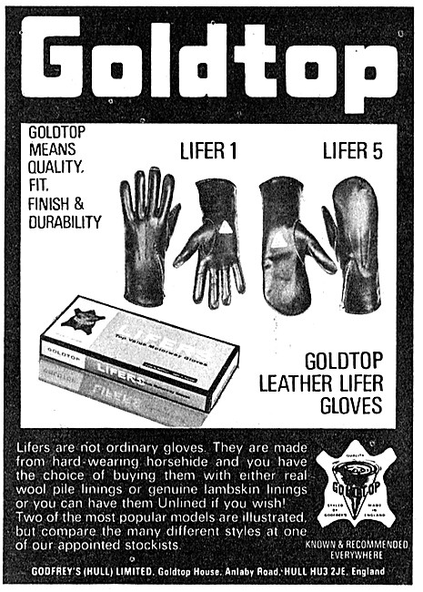 Godfreys Goldtop Motorcycle Clothing - Goldtop Gloves            