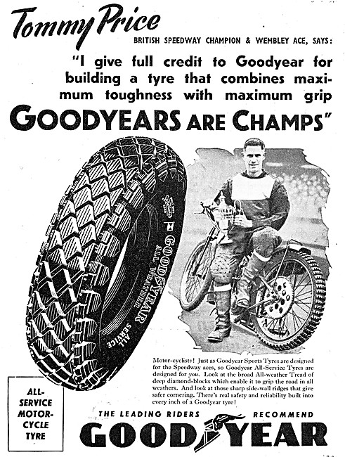 Goodyear Motor Cyc;e Tyres                                       