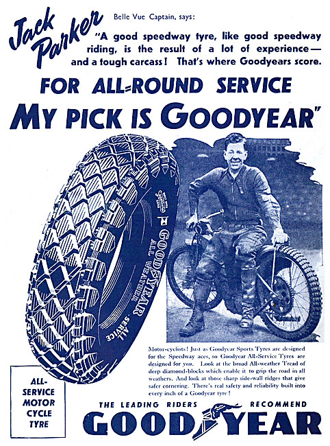 Goodyear Motor Cycle Tyres                                       