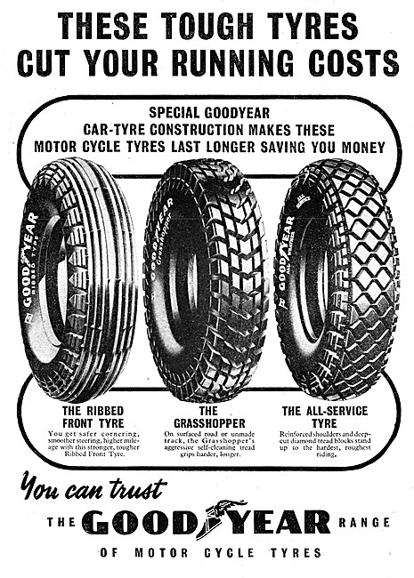 Goodyear Grasshopper Motor Cycle Tyres                           