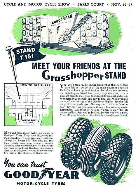 Goodyear Grasshopper Motor Cycle Tyres                           