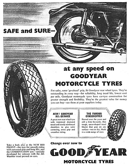 Goodyear All-Service Motor Cycle Tyres                           