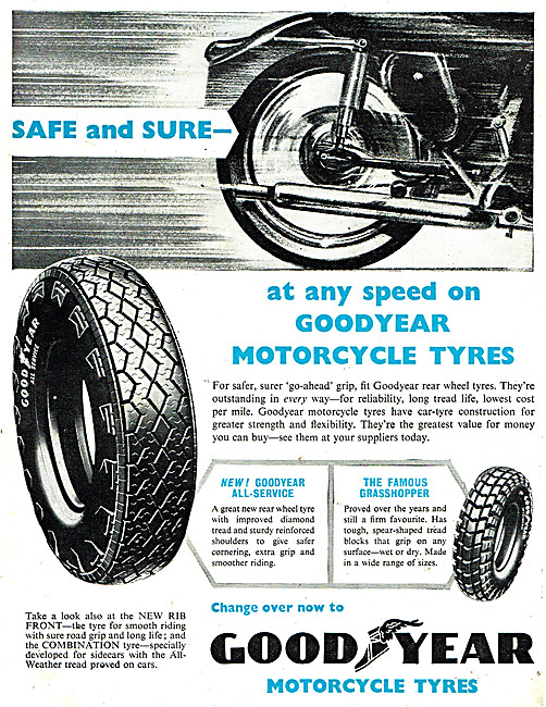 Goodyear All-Service Motor Cycle Tyres                           