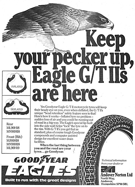 Goodyear Eagle G/T II Motorcycle Tyres                           