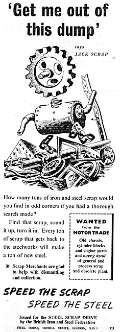 British Iron & Steel Federation Scrap Steel Drive                