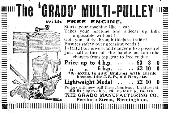 Grado Multi-Pulley With Free Engine - Grado Gears                