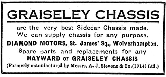 Diamond Motors Bodies For Graiseley Sidecar Chassis              