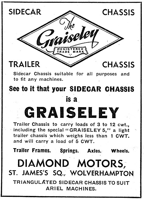 Diamond Motors Bodies For Graiseley Sidecar Chassis              