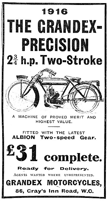 Grandex-Precision 2 3/4 hp Two-Stroke Motor Cycle                