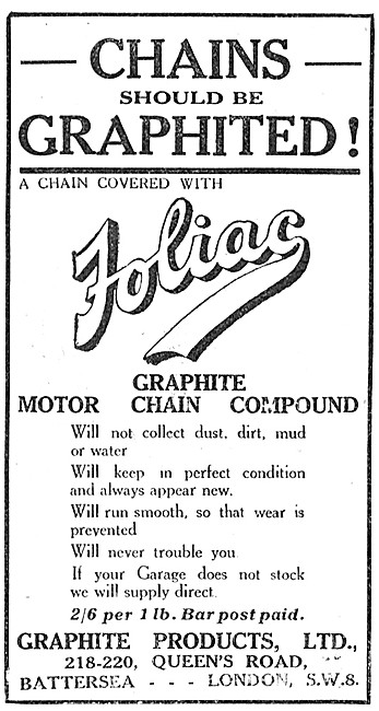 Foliac Graphite Motor Chain Compound                             