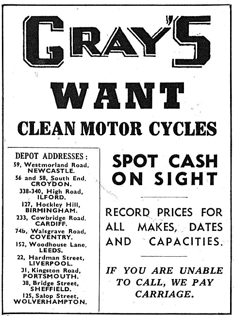 Grays Motor Cycle Sales & Service                                