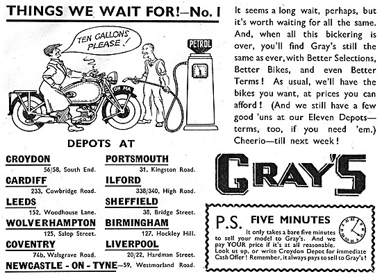 Grays Motor Cycle Sales & Service                                