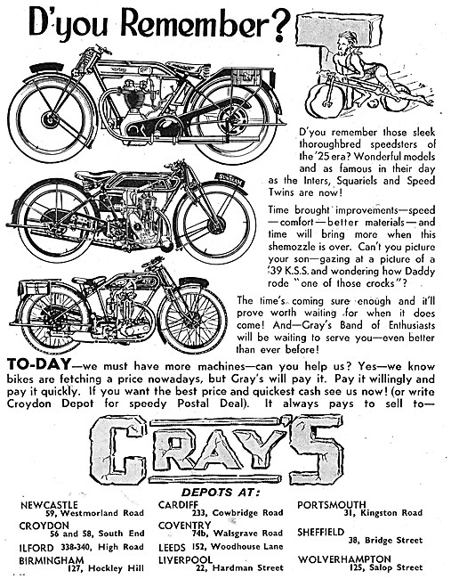 Grays Motor Cycle Sales & Service                                