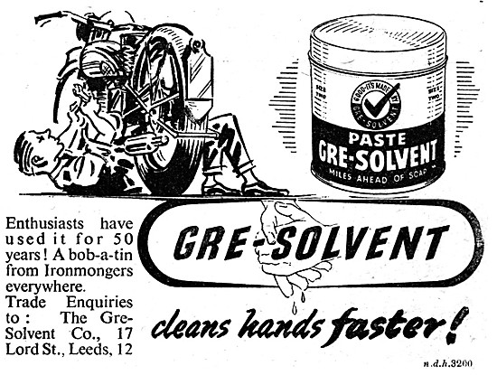 Gre-Solvent Hand Cleanser                                        