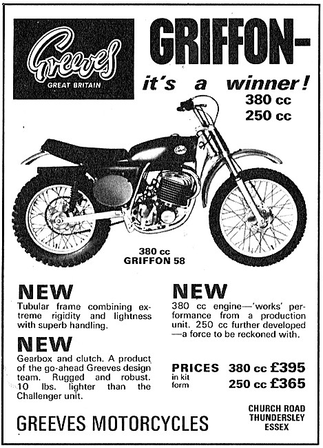 Greeves Griffon 58 380cc                                         