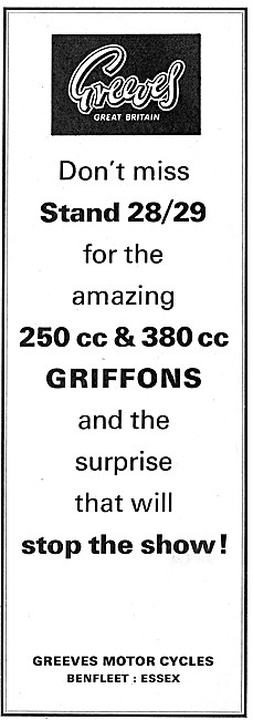 Greeves Griffon 250 cc - Greeves Griffon 380 cc                  
