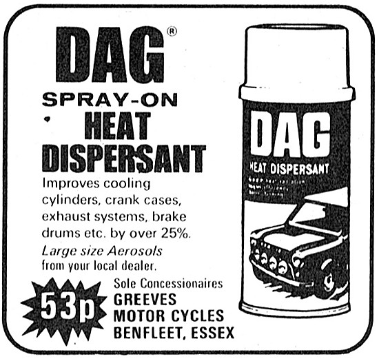 Greeves DAG Heat Dispersant Paint                                