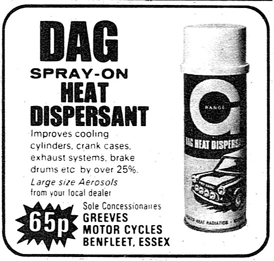 Greeves DAG Spray-On Heat Dispersant                             