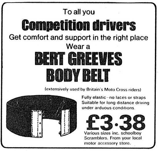 Bert Greeves Body Belts                                          