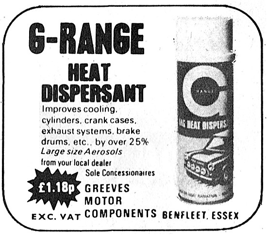 Greeves G-Range Heat Dispersant                                  