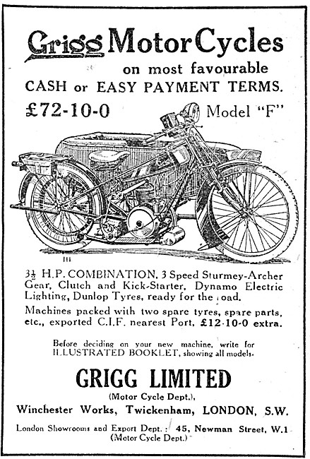 Grigg Model F 3.5 hp Combination                                 