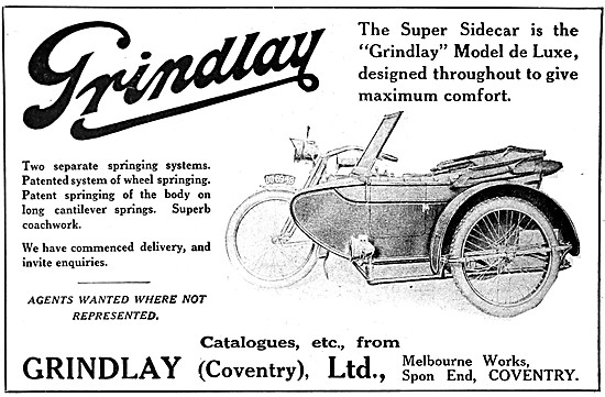 Grindlay Sidecars - Grindlay De Luxe Sidecar                     