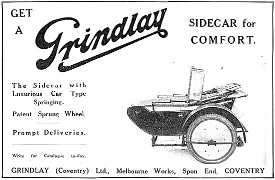 1921 Grindlay Sidecars                                           
