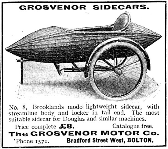 Grosvenor No 8 Brooklands Sidecar                                