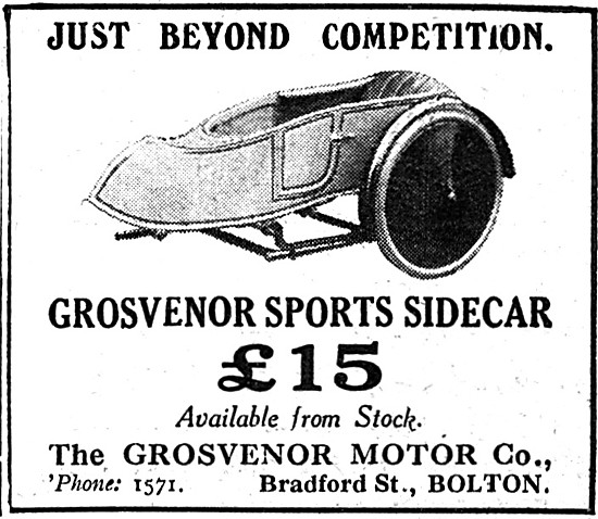1921 Grosvenor Sports Sidecar                                    