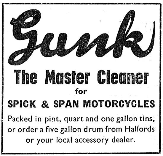 Gunk Motor Cycle Cleaning Solvent                                