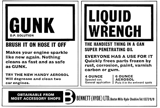 Gunk Degreasant & Cleaner Fluid - Liquid Wrench Penetrating Oil  