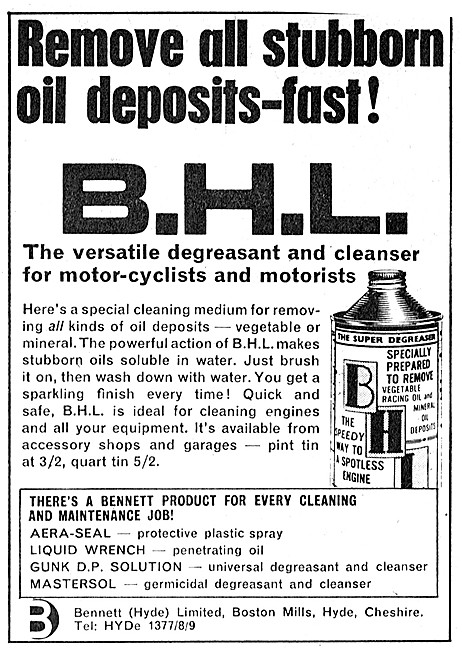BHL Degreasant & Cleaner Fluid                                   
