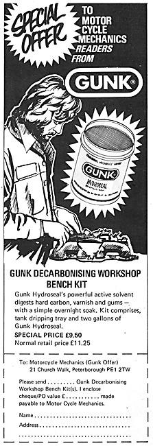 Gunk Degreasant & Cleaner Fluid                                  