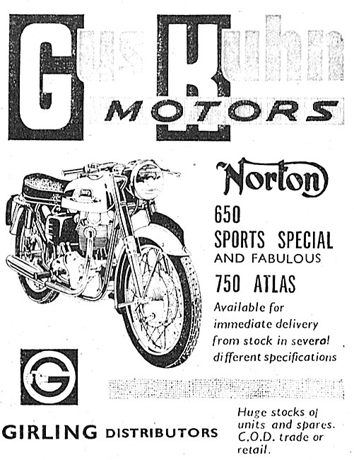 Gus Kuhn Motorcycle Sales - Norton 650 Sports Special            